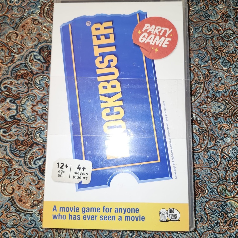 Blockbuster Party Game Vintage